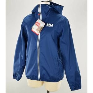 HELLY HANSEN Blue BELFAST Packable Jacket SMALL